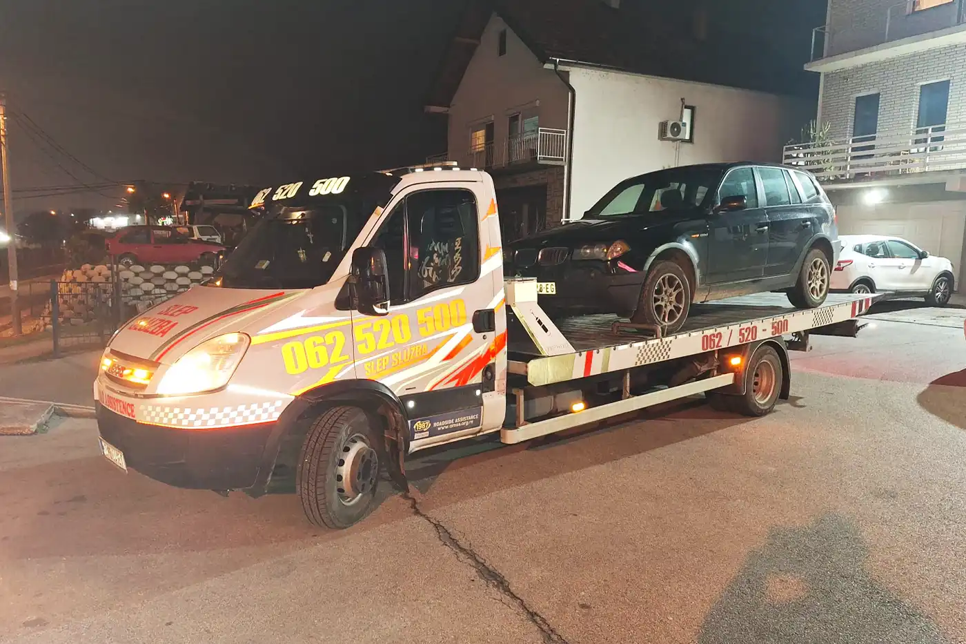 Šlepanje nakon saobraćajne nezgode