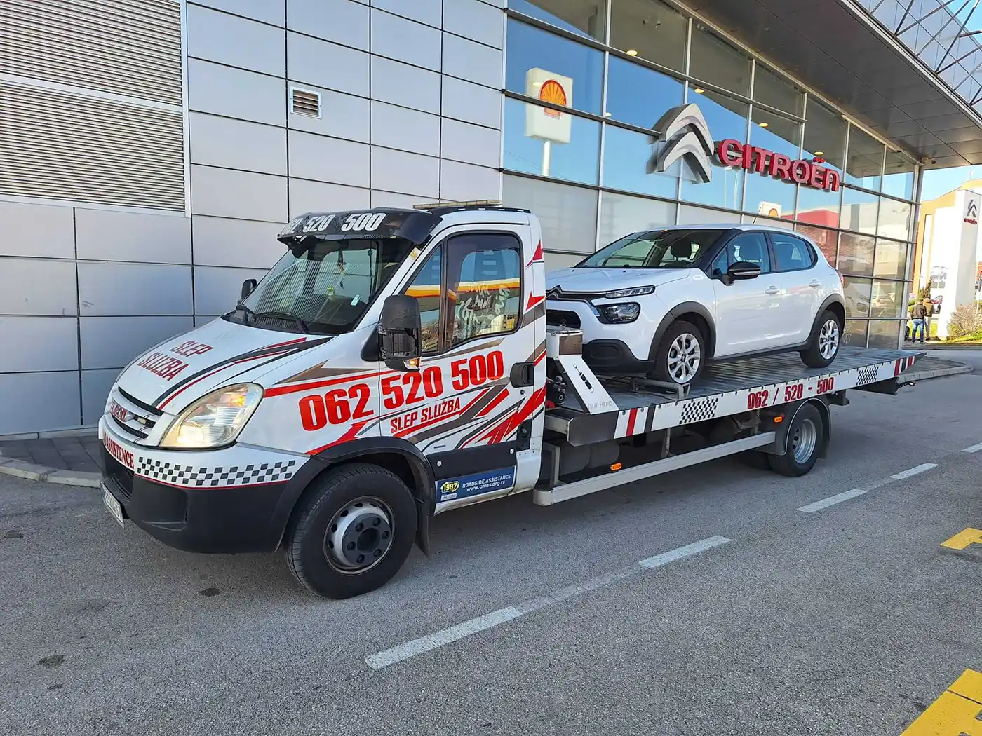 Šlep služba brza intervencija na magistralnom putu